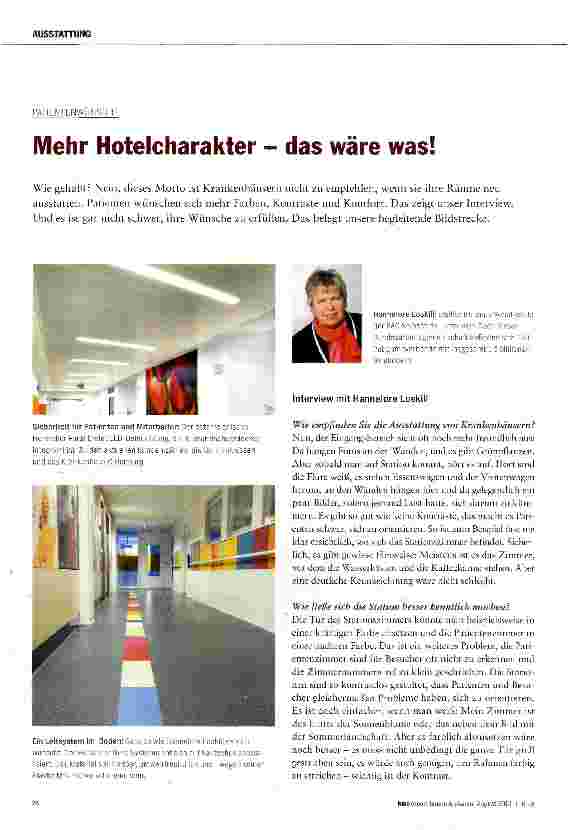 Vorschauseite 1: Mehr Hotelcharakter - das wäre was!