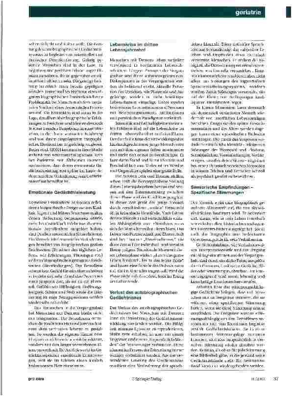 Vorschauseite 2: Erinnern und vergessen
