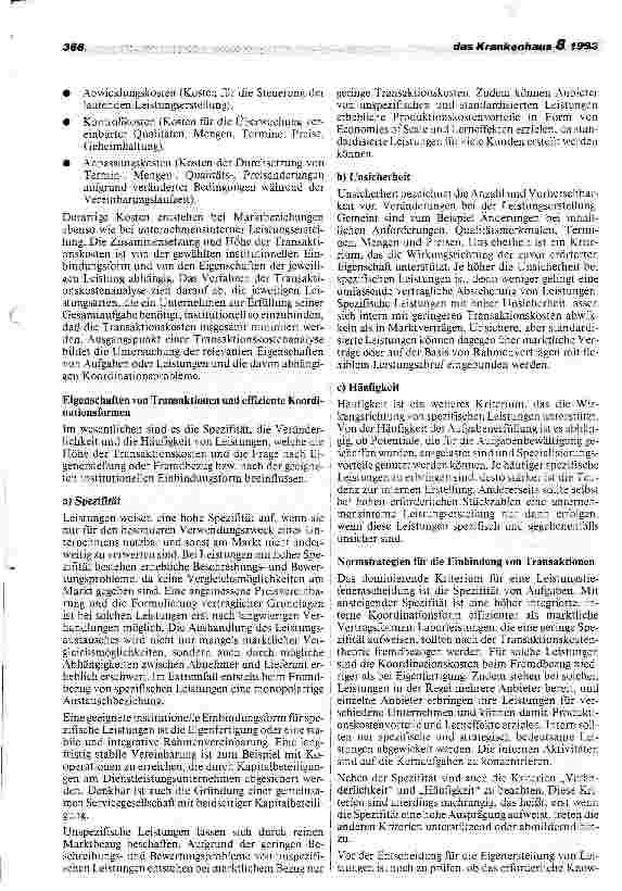 Vorschauseite 5: Strategien zur Bereitstellung von Laborleistungen für das Krankenhaus Leistungstiefenoptimierung und Kostensenkung im Labor