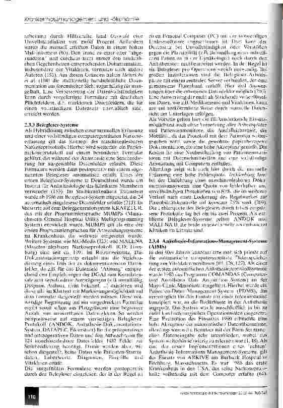 Vorschauseite 6: Patienten-Daten-Management-System in der Anästhesie und Intensivmedizin