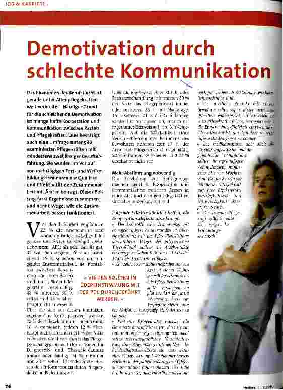 Vorschauseite 1: Demotivation durch schlechte Kommunikation