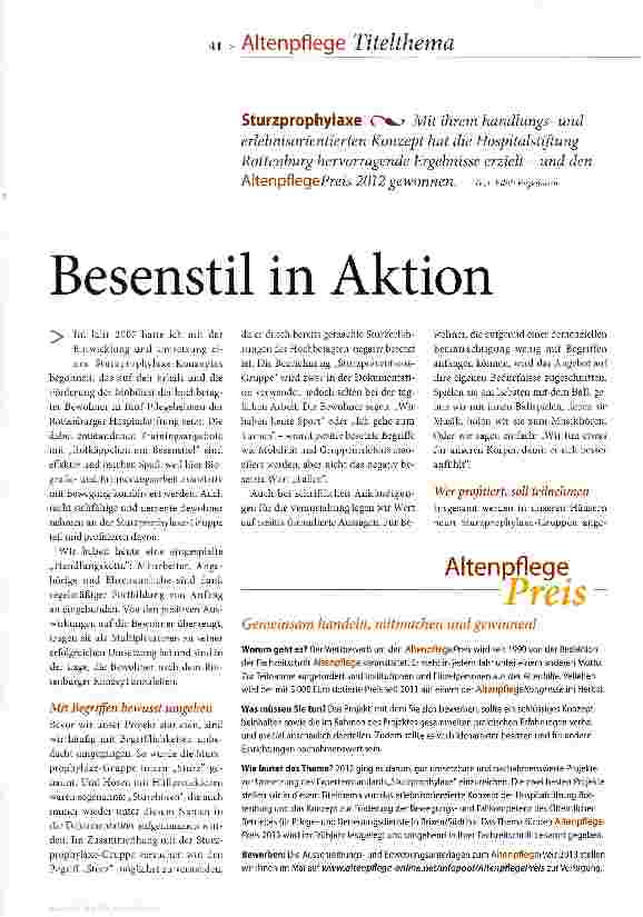 Vorschauseite 1: Besenstil in Aktion