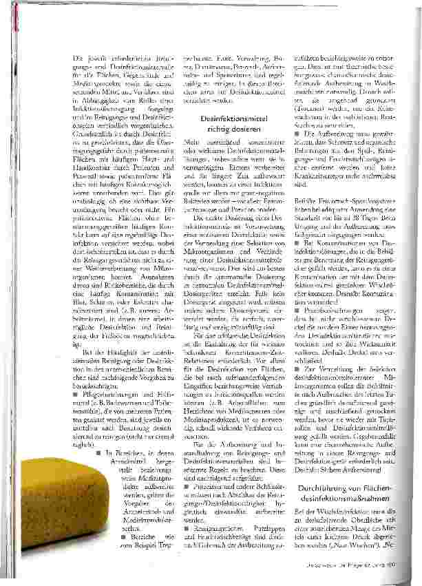 Vorschauseite 5: FLÄCHEN RICHTIG DESINFIZIEREN