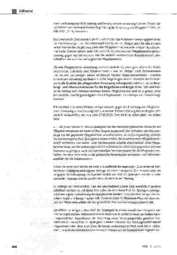 Vorschauseite 2: Die Pflegekammerbefürworter haben mächtige Gegner