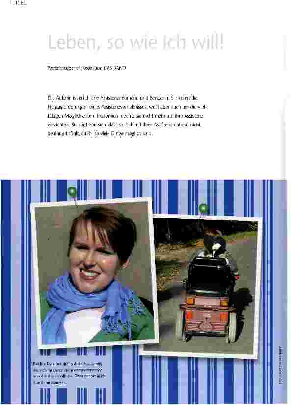 Vorschauseite 1: Leben, so wie ich will!