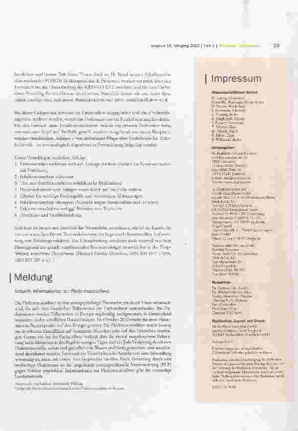 Vorschauseite 6: Aufbereitung verständlich machen -die neue Hygieneempfehlung der KRINKO zur Aufbereitung (Teil 2)