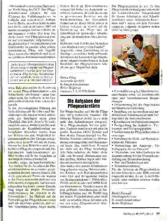 Vorschauseite 2: Dokumentation damals und heute
