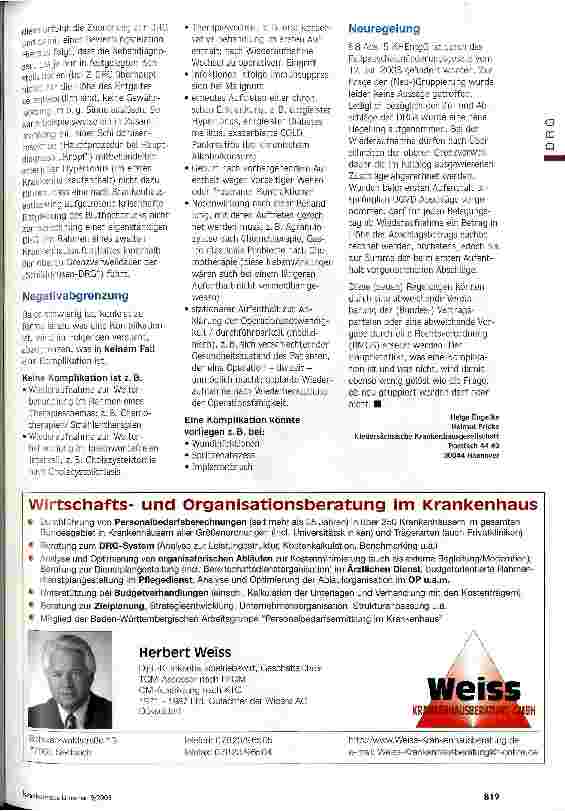 Vorschauseite 3: Es bleibt kompliziert Was ist denn nun eine Komplikation im Sinne des § 8 Abs. 5 KHEntgG?