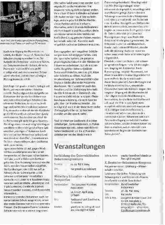 Vorschauseite 2: Geburtshilfe in Spanien