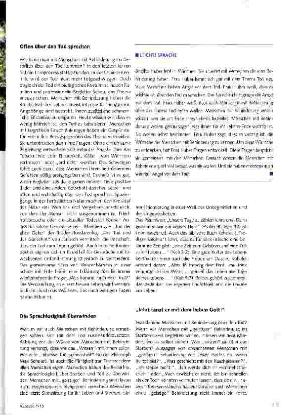 Vorschauseite 2: Wie ist das, wenn man tot ist?