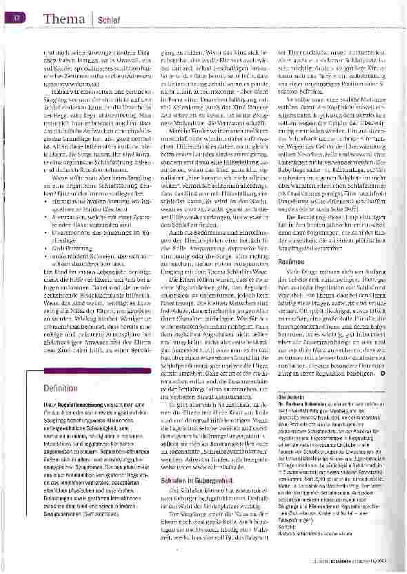 Vorschauseite 5: Schlafen ist eine Hirnleistung