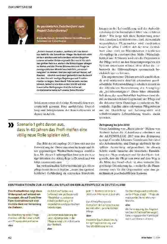 Vorschauseite 3: Pflege denken, Pflege gestalten