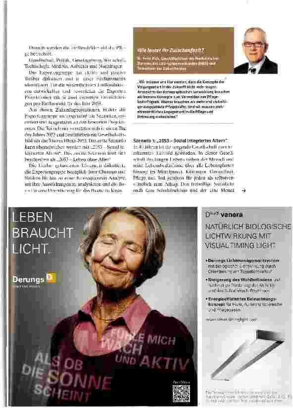 Vorschauseite 4: Pflege denken, Pflege gestalten