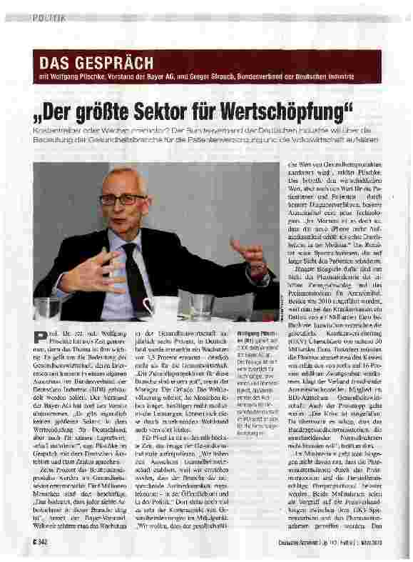 Vorschauseite 1: Der größte Sektor für Wertschöpfung
