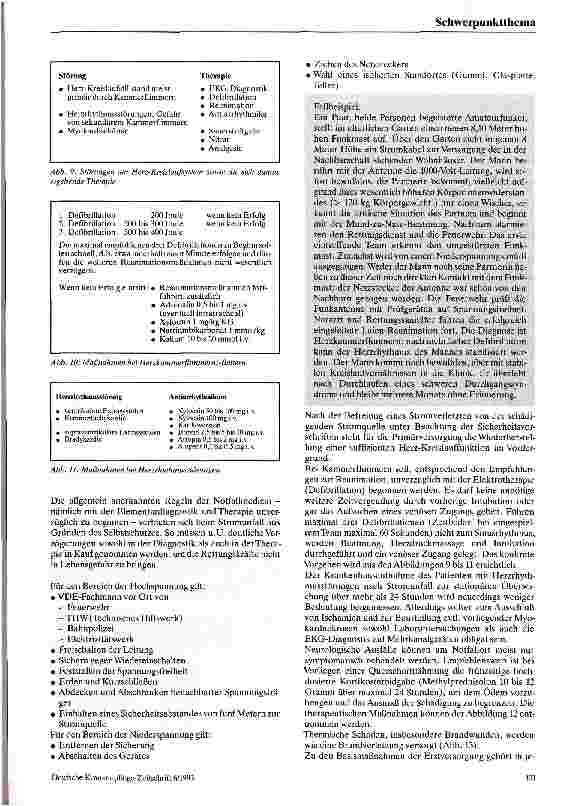 Vorschauseite 5: Unfälle durch elektrischen Strom und Blitzschlag
