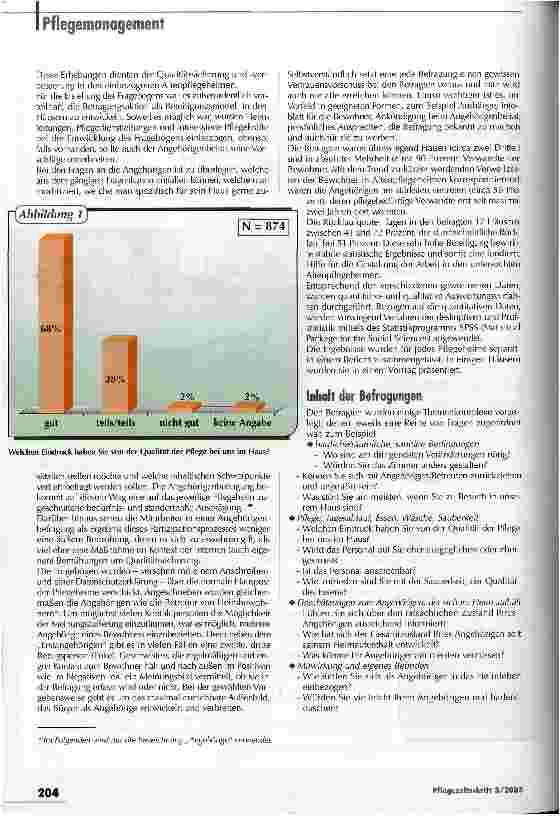 Vorschauseite 2: Baustein zum Qualitätsmanagement in der stationären Altenpflege