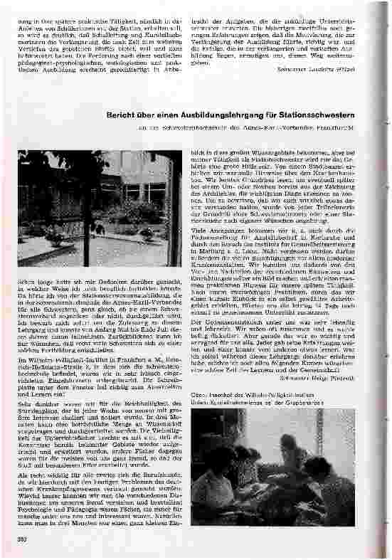 Vorschauseite 4: Ausbildungslehrgang für Unterrichtsschwestern an der Schwesternschule der Universität Heidelberg