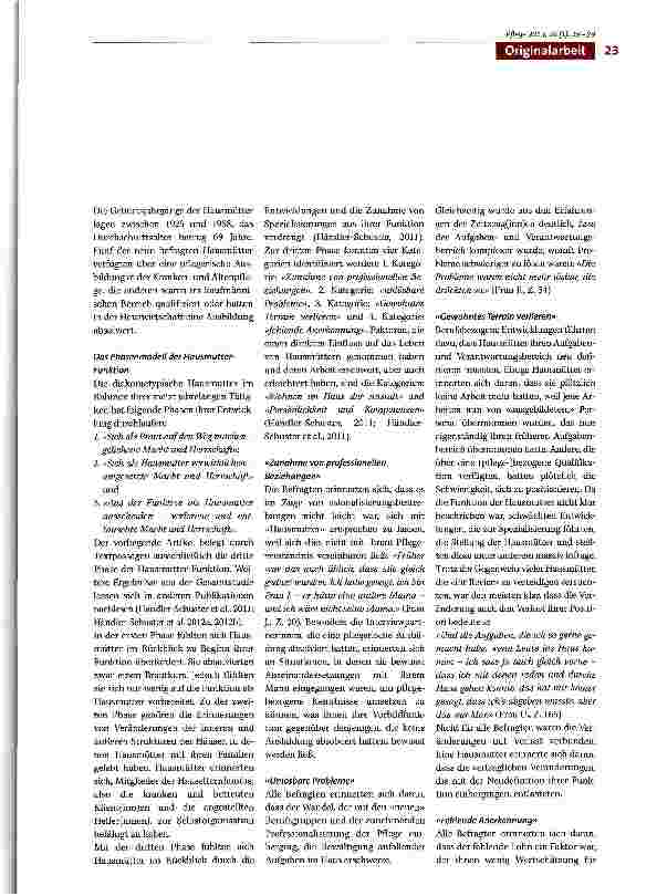 Vorschauseite 5: «Mein Lohn ist, dass ich darf». Wie Hausmütter den Machtverlust ihrer Position in Häusern für «Kranke und Pflegebedürftige» zwischen 1945 und 1995 im Rückblick erinnerten