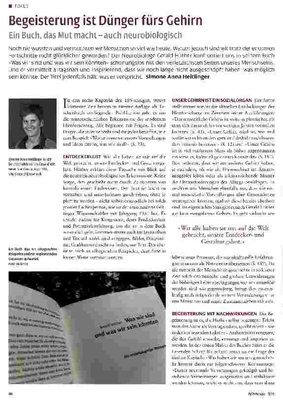 Vorschauseite 1: Begeisterung ist Dünger fürs Gehirn