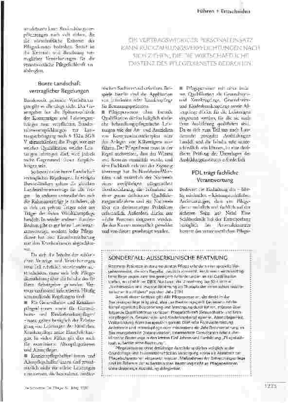 Vorschauseite 2: AMBULANTE PFLEGE WER DARF WAS?