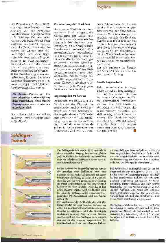 Vorschauseite 2: Die zentralvenöse Punktion