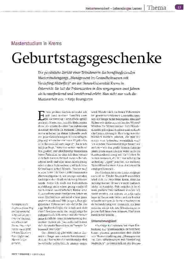 Vorschauseite 1: Geburtstagsgeschenke