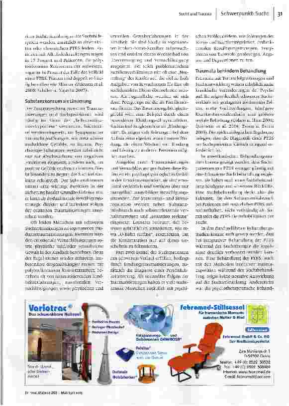 Vorschauseite 2: Sucht und Traumafolgestörungen
