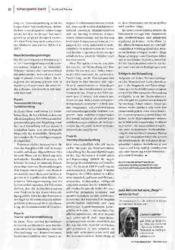 Vorschauseite 3: Sucht und Traumafolgestörungen