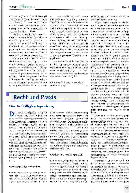 Vorschauseite 1: Die Auffälligkeitsprüfung