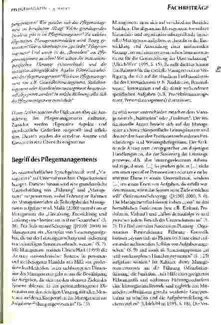 Vorschauseite 3: Konzeptionen des Pflegemanagements Hinweise zu den theoretischen Grundlagen - ein Einstieg