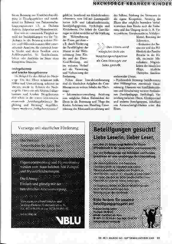 Vorschauseite 3: Das Modellprojekt Bunter Kreis Augsburg