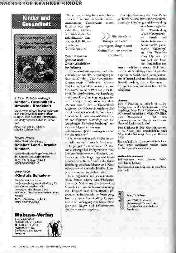 Vorschauseite 4: Das Modellprojekt Bunter Kreis Augsburg