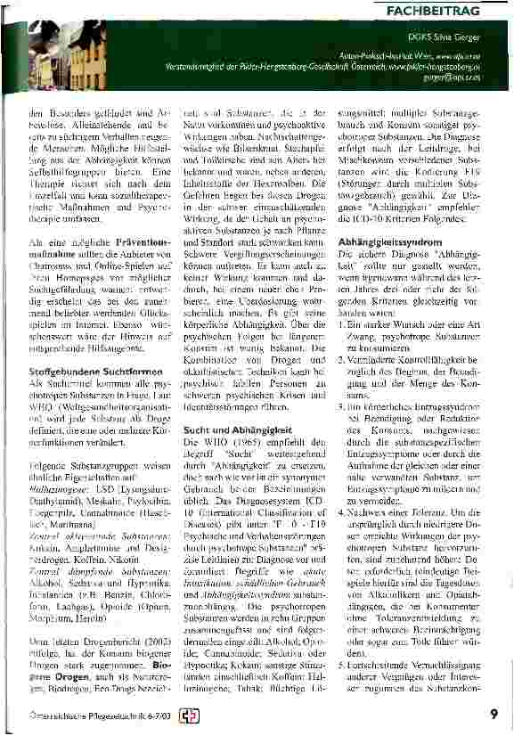 Vorschauseite 2: Suchtkrankheiten - ein Überblick