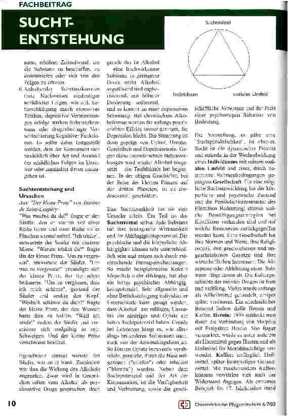 Vorschauseite 3: Suchtkrankheiten - ein Überblick