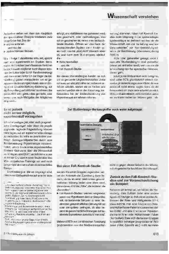 Vorschauseite 2: Folge 4: Von Kohortensowie Fall-Kontroll-Studienund einem Werkzeugkoffer