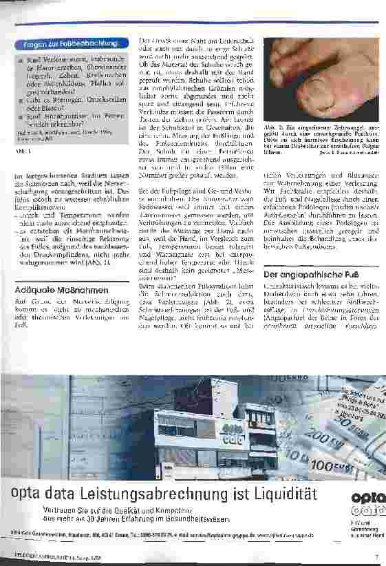 Vorschauseite 2: Eine Komplikation mit besonderer Bedeutung Das diabetische Fusssyndrom