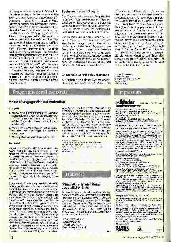 Vorschauseite 2: Du sollst nicht fühlen Gedanken zum psychodynamischen Geschehen der Kindesmißhandlung