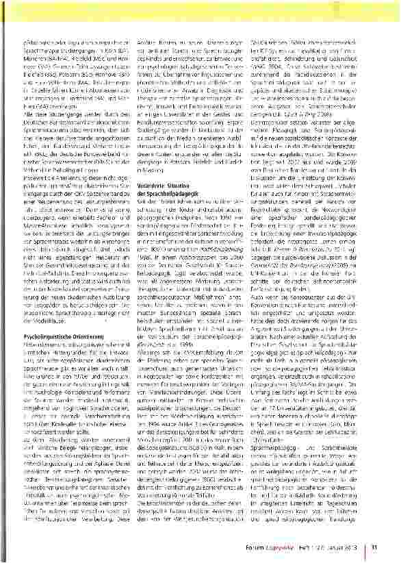 Vorschauseite 2: Modernisierung der Logopädie in Konkurrenz und Kooperation mit akademischer Sprachtherapie