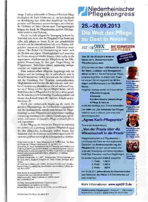 Vorschauseite 4: PROJEKT FAMILIALE PFLEGE BEGLEITETANGEHÖRIGE
