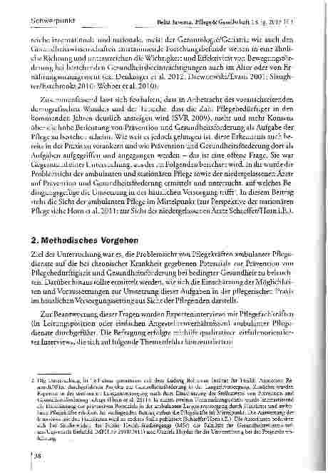 Vorschauseite 5: Gesundheitsförderung und Prävention von Pflegebedürftigkeit