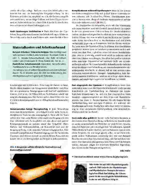 Vorschauseite 4: Praxisanleitung: Gipsen in der Neuro-Reha Bewegungsgewinn durch Redression
