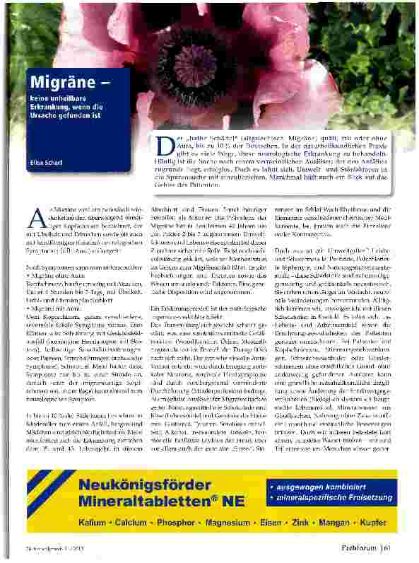 Vorschauseite 1: Migräne