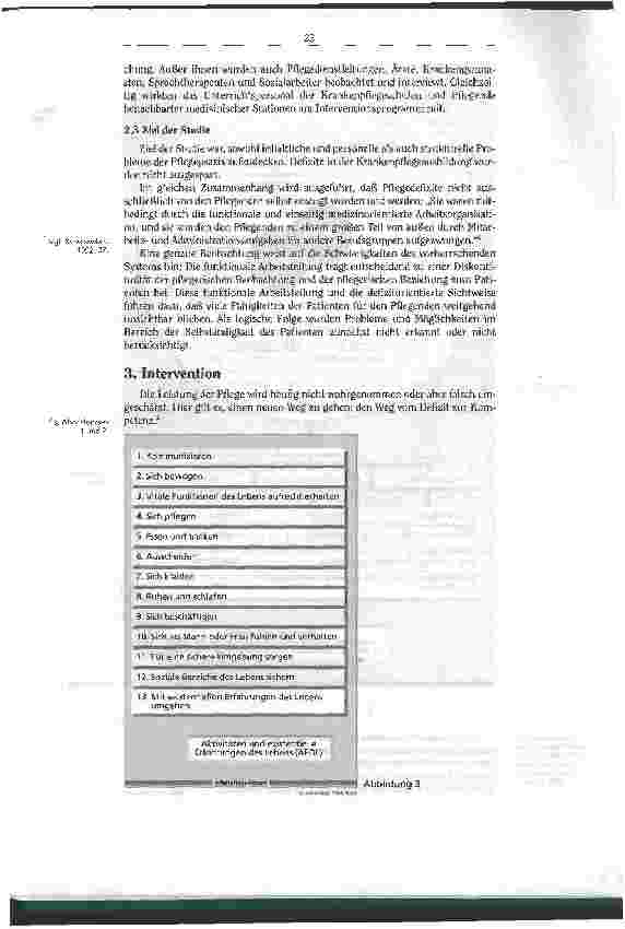 Vorschauseite 3: Der Pflegeprozeß steht im Mittelpunkt Professionalisierung verhindert frühe Pflegeabhängigkeit