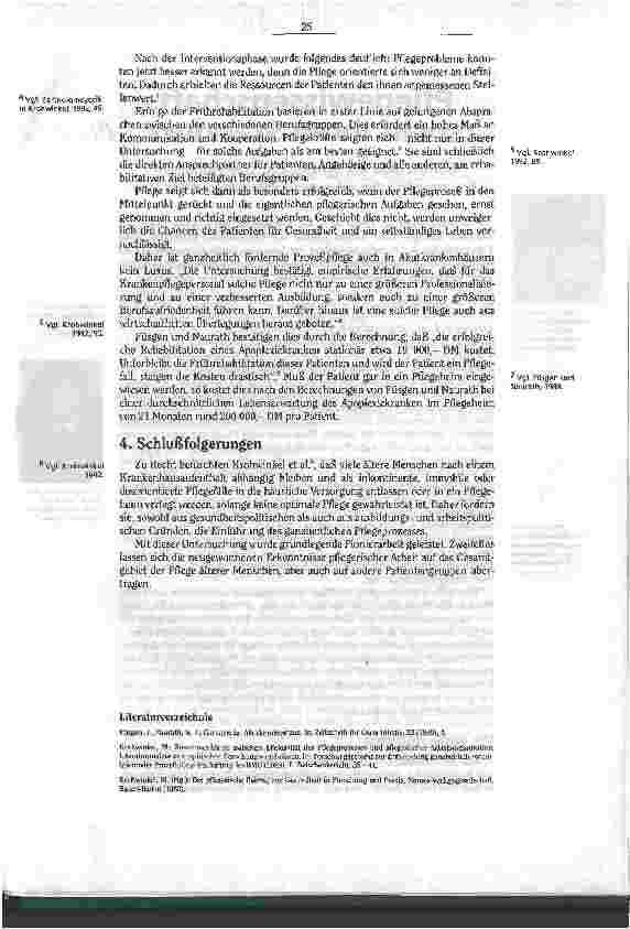 Vorschauseite 5: Der Pflegeprozeß steht im Mittelpunkt Professionalisierung verhindert frühe Pflegeabhängigkeit