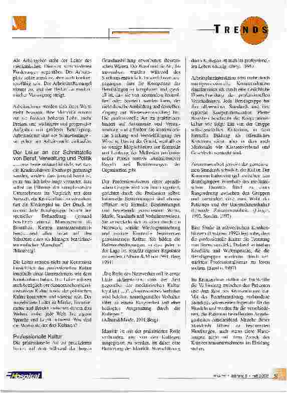 Vorschauseite 2: Die Leitung medizinischer Dienste von morgen