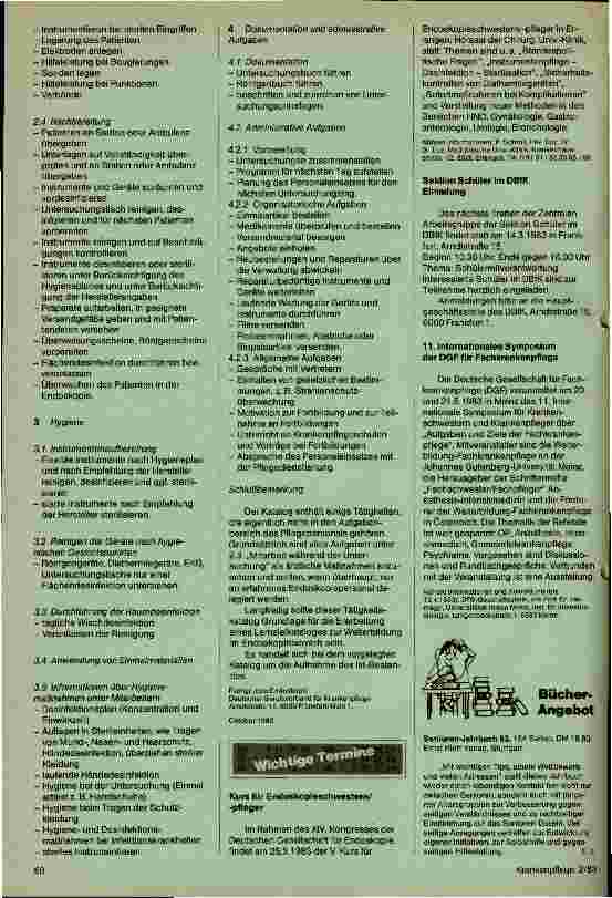 Vorschauseite 2: Tätigkeitskatalog für Krankenpflegepersonal in der Endoskopie