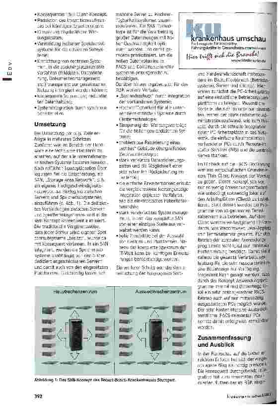 Vorschauseite 2: Maximaler Nutzen ausgeschöpft Konsequente Konsolidierungskonzepte als Grundlage einer leistungsfähigen IT-Infrastruktur