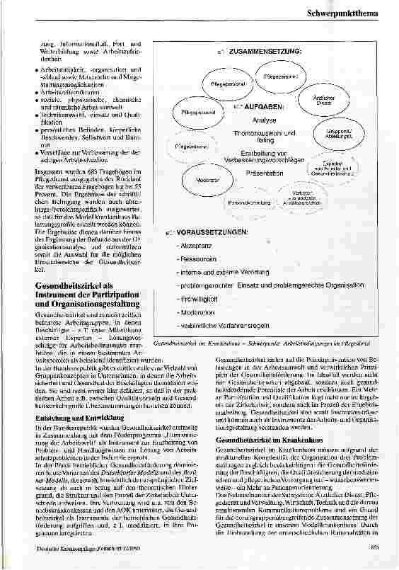 Vorschauseite 3: Gesundheitsförderung (G) im Krankenhaus