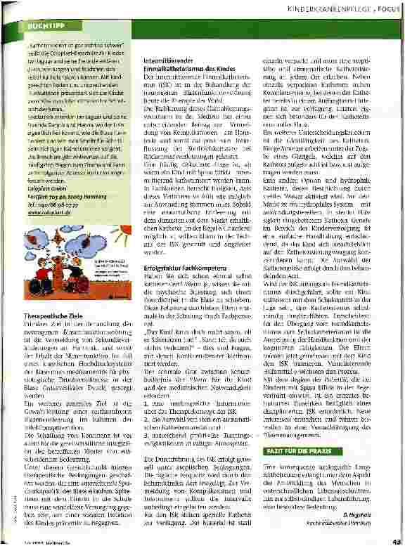 Vorschauseite 2: Neurogene Blasenfunktionsstörung bei Spina bifida