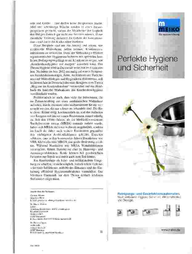 Vorschauseite 4: Keime ausschließen